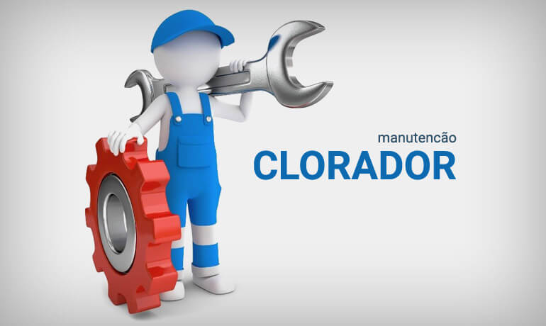 Como efetuar a manutenção de um clorador Fluid Feeder?