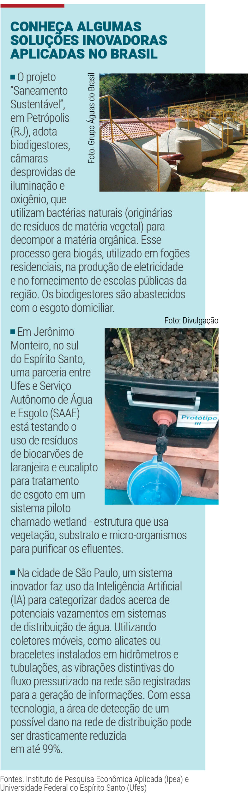 Estudos indicam urgência de novas tecnologias para o saneamento