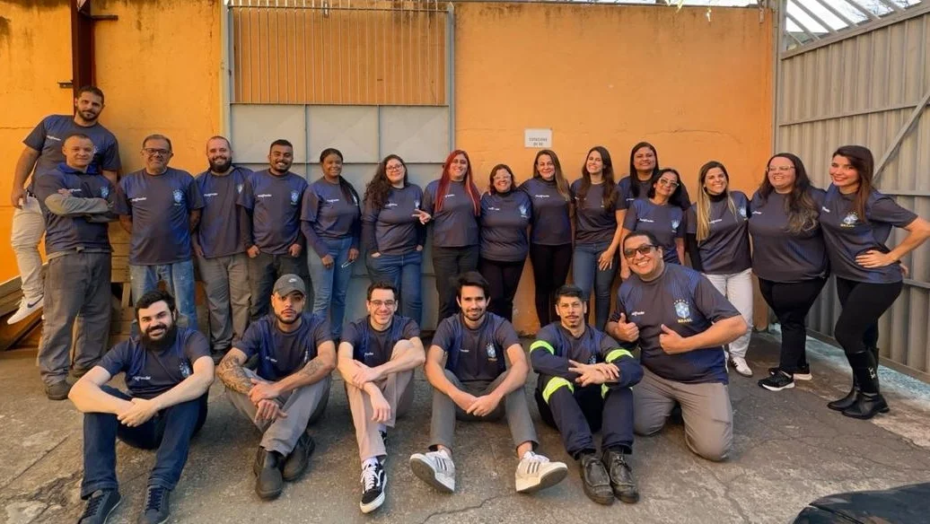 Equipe da Fluid Feeder lado a lado
